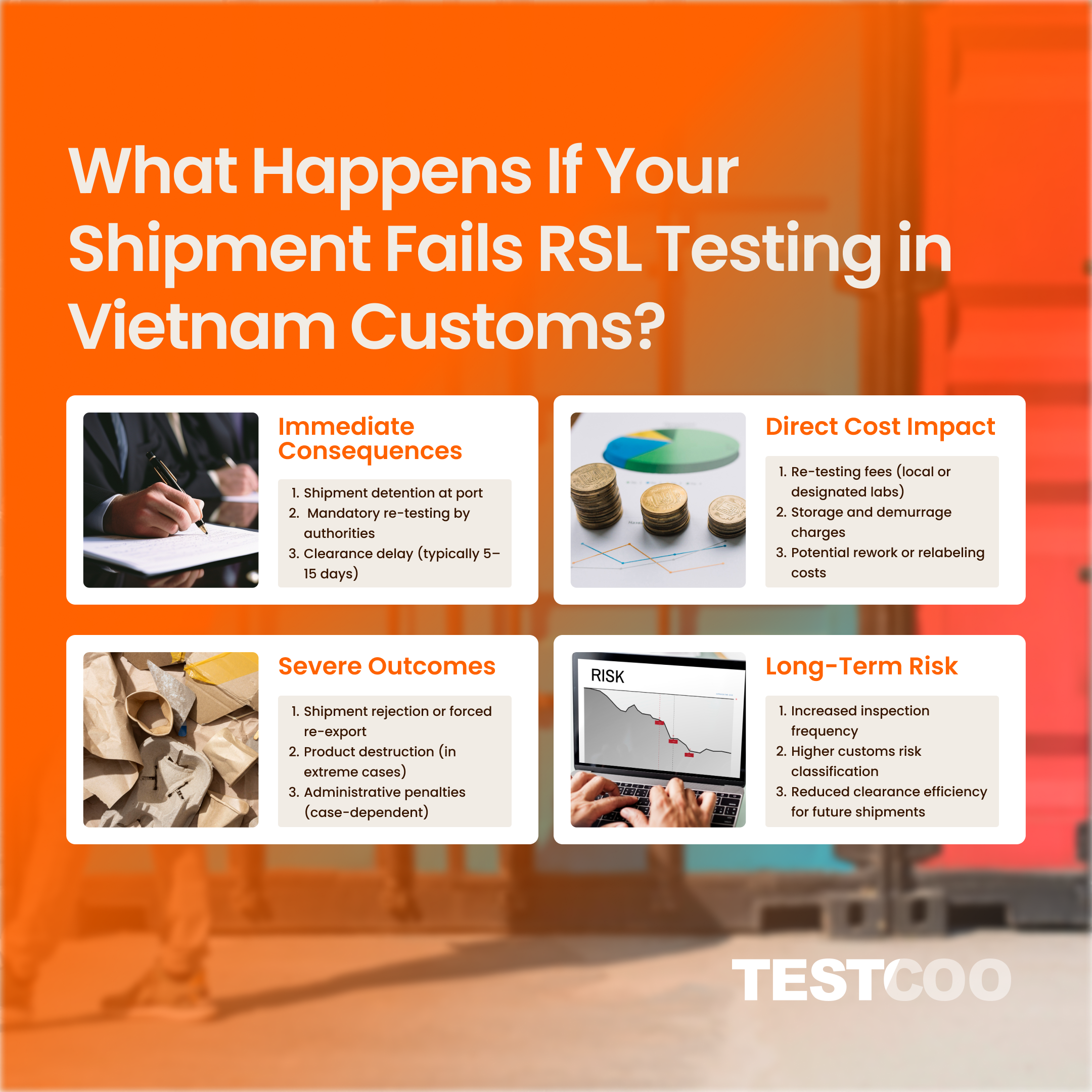 Vietnam apparel export containers: Navigating RSL compliance and mandatory testing 2026