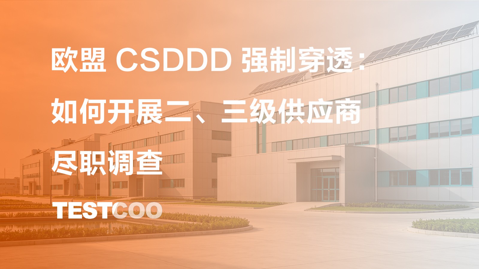 欧盟 CSDDD 强制穿透:如何开展二、三级供应商尽职调查