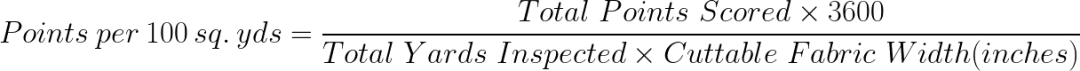 百平方码扣分