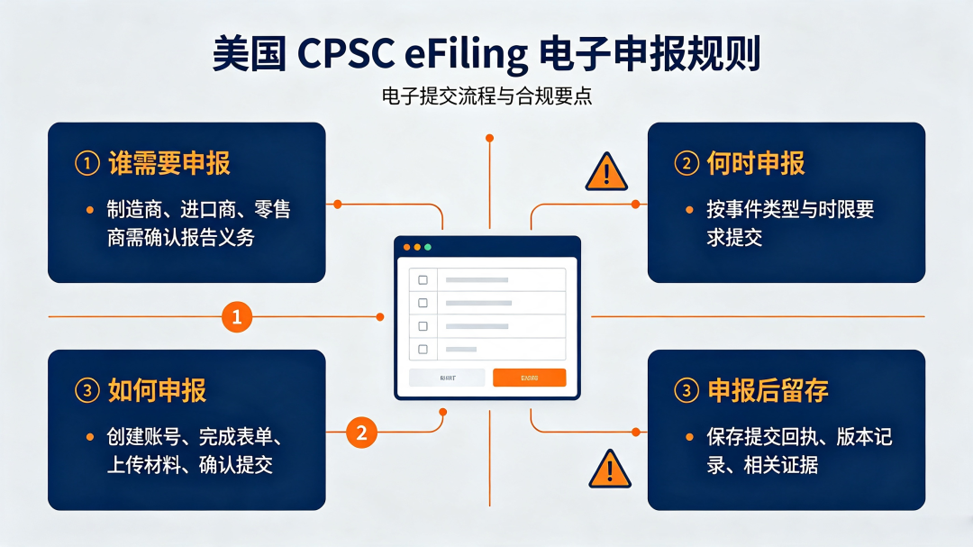 美国CPSC eFiling电子申报规则