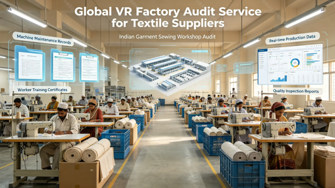 Global VR factory audit service for textile suppliers