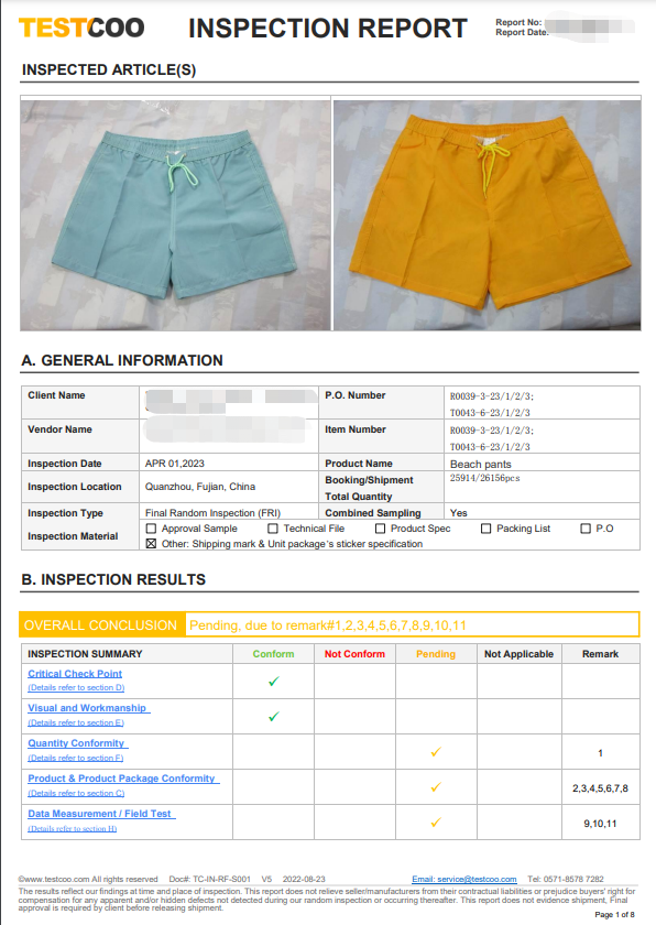 garment-inspection-report