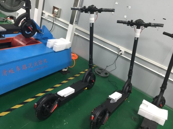 electric scooter inspection-testing