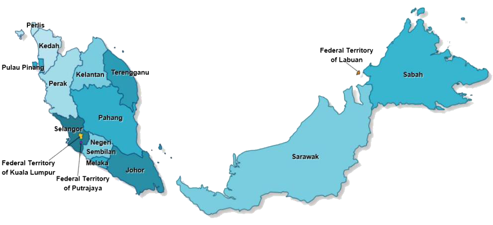 Malaysia-map