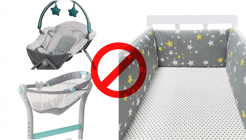 婴儿床围和倾斜式婴儿卧具