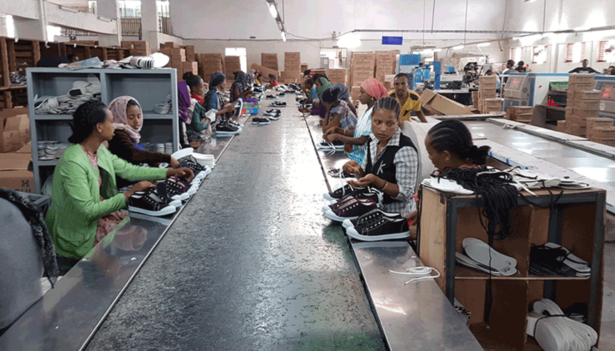 leather footwear industry in Ethiopia