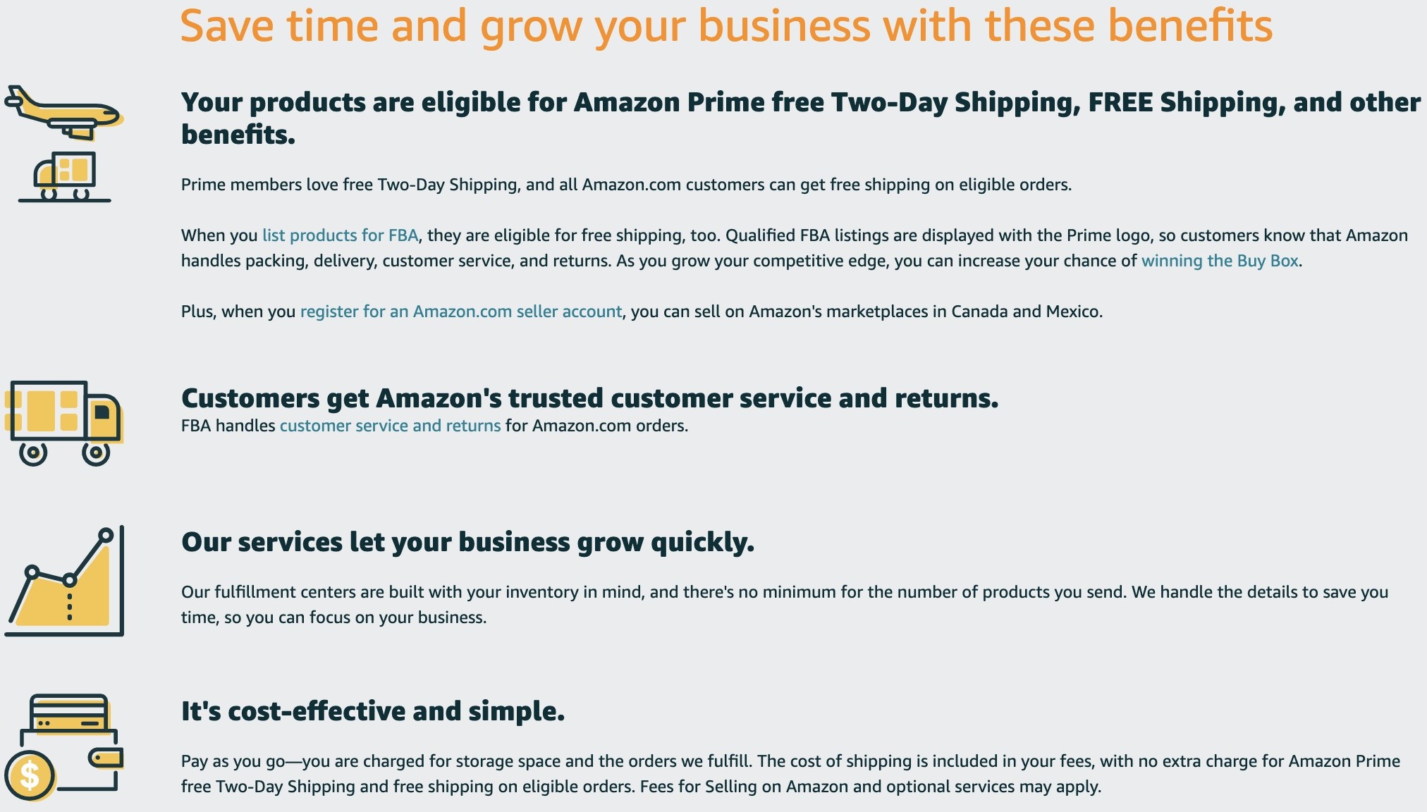 Benefits of Amazon FBA Business