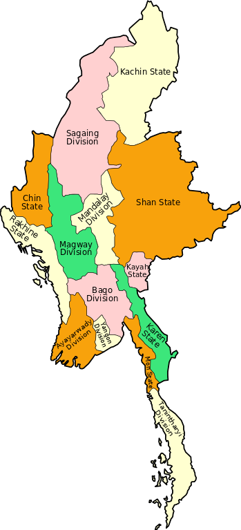 Myanmar-map